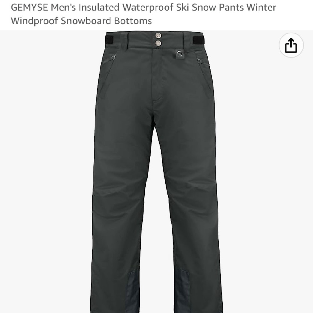 Men’s Insulated Waterproof Winter Pants